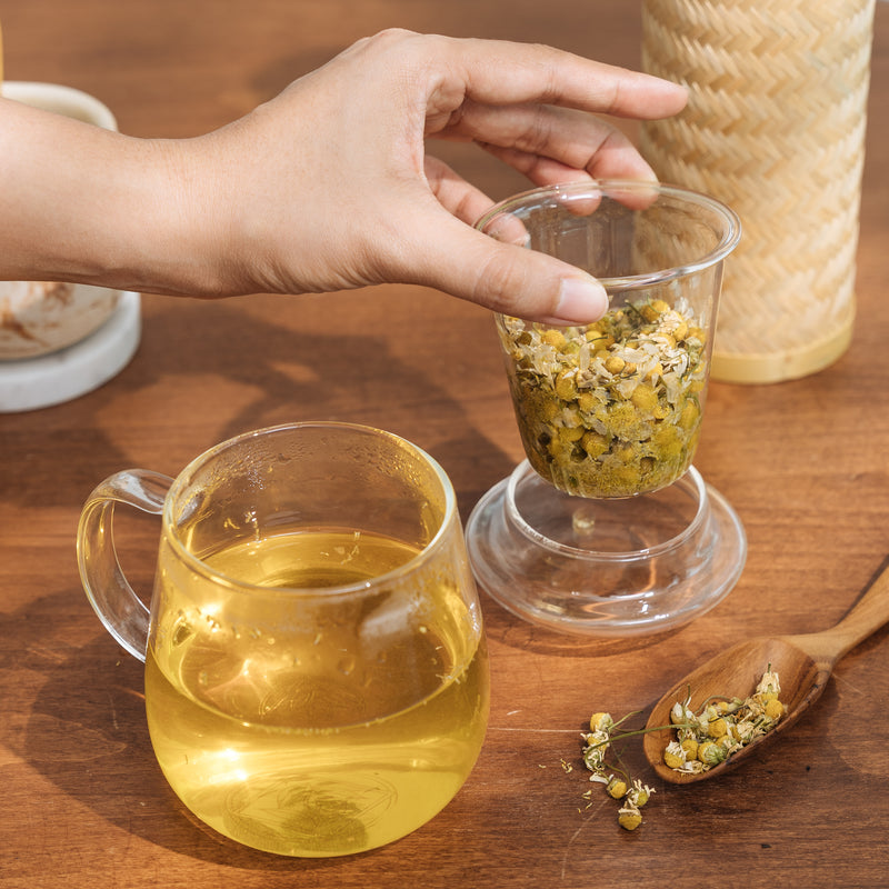 ARAKSA Glass Tea Mug