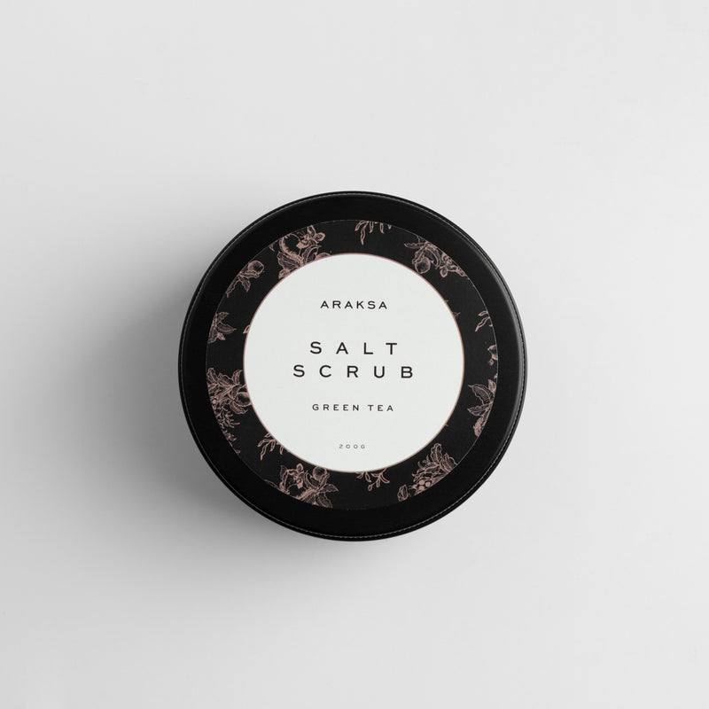 ARAKSA Green Tea Salt Scrub